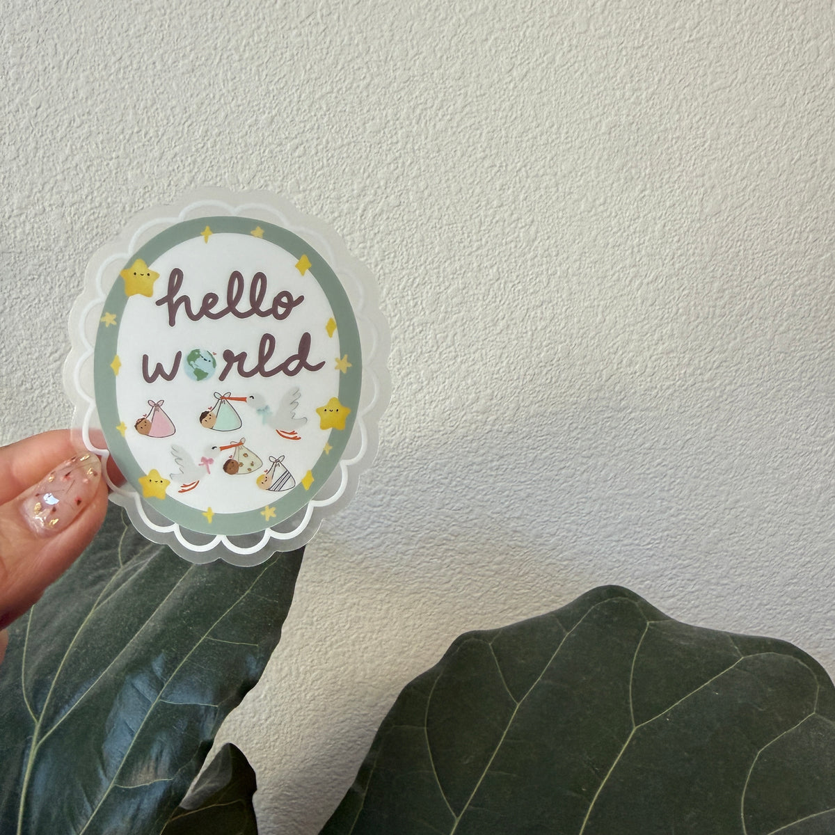 HELLO WORLD Sticker