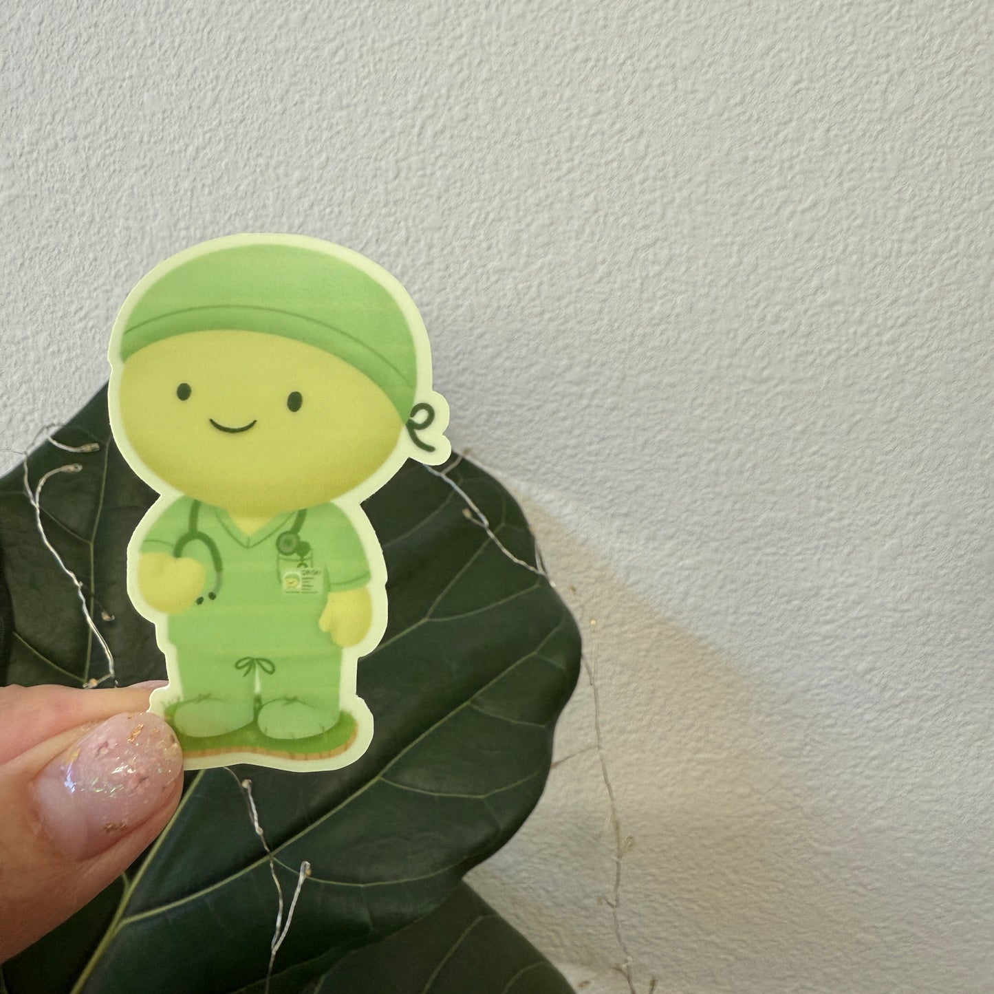 SECONDS: Glow in the Dark Trinket Sticker