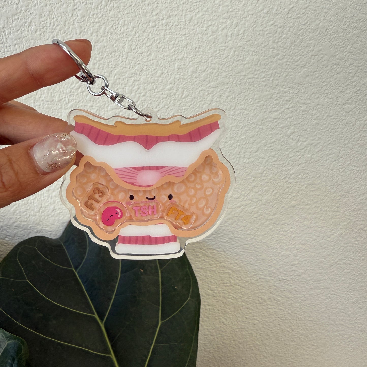THYROID Shaker Keychain