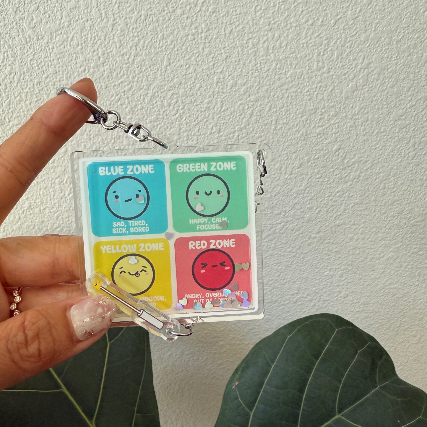 FEELINGS & EMOTIONS Liquid Keychain