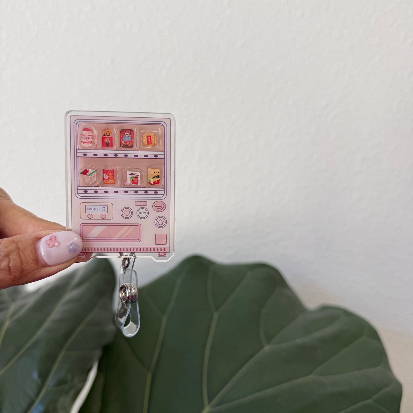Shaker Badge Reel: Vending Machine