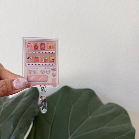 Shaker Badge Reel: Vending Machine