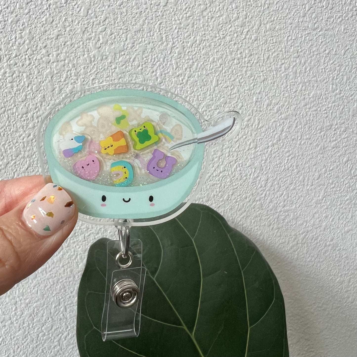 SEASONAL EDITION: Liquid Badge Reel: Marshmallow Charms