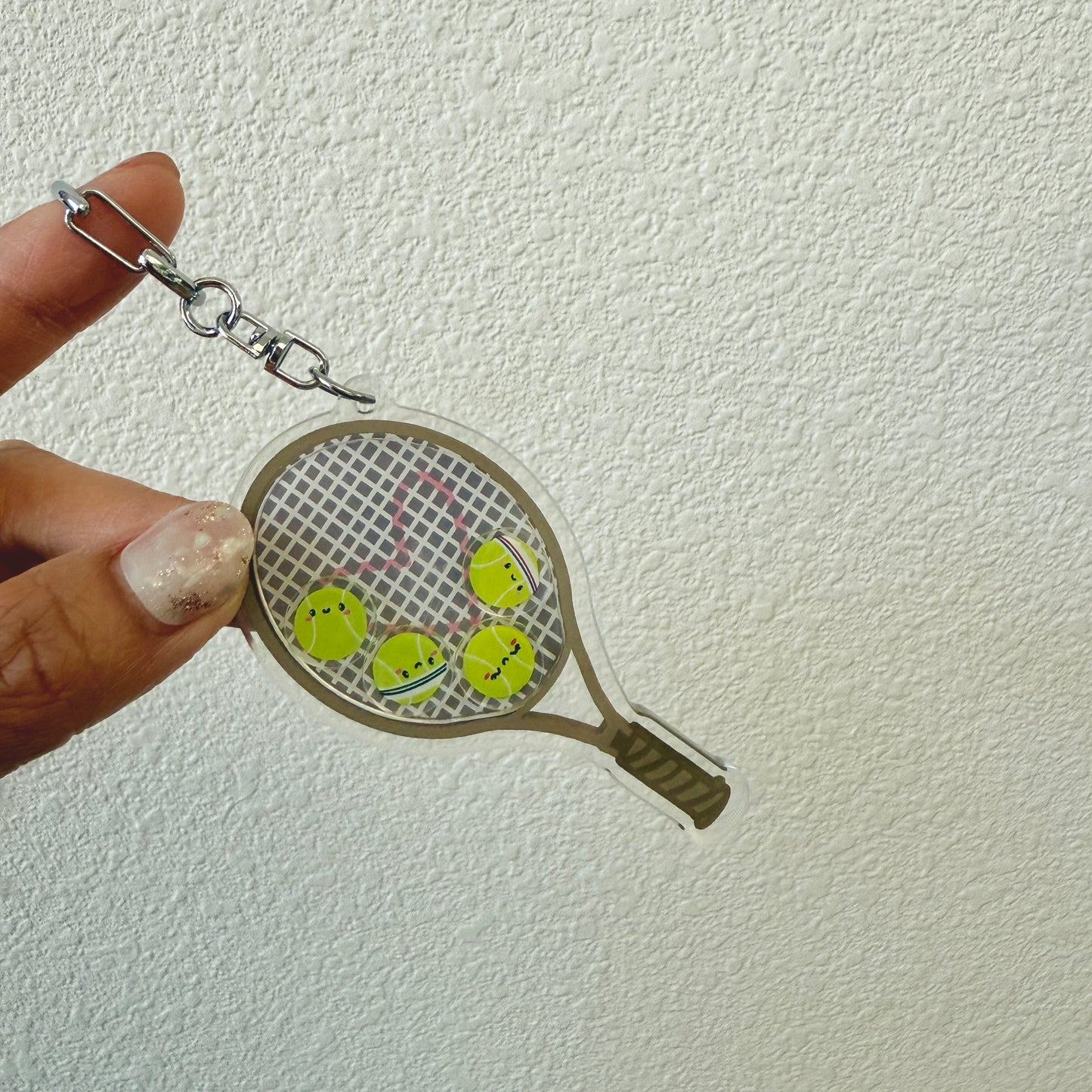 TENNIS Shaker Keychain