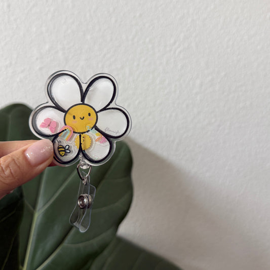 Liquid Badge Reel: Daisy 🌼