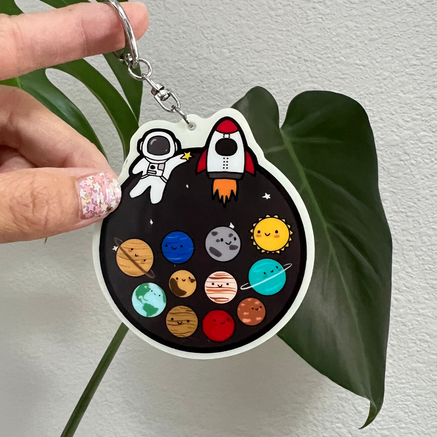 Glow-in-the-dark Space Keychain