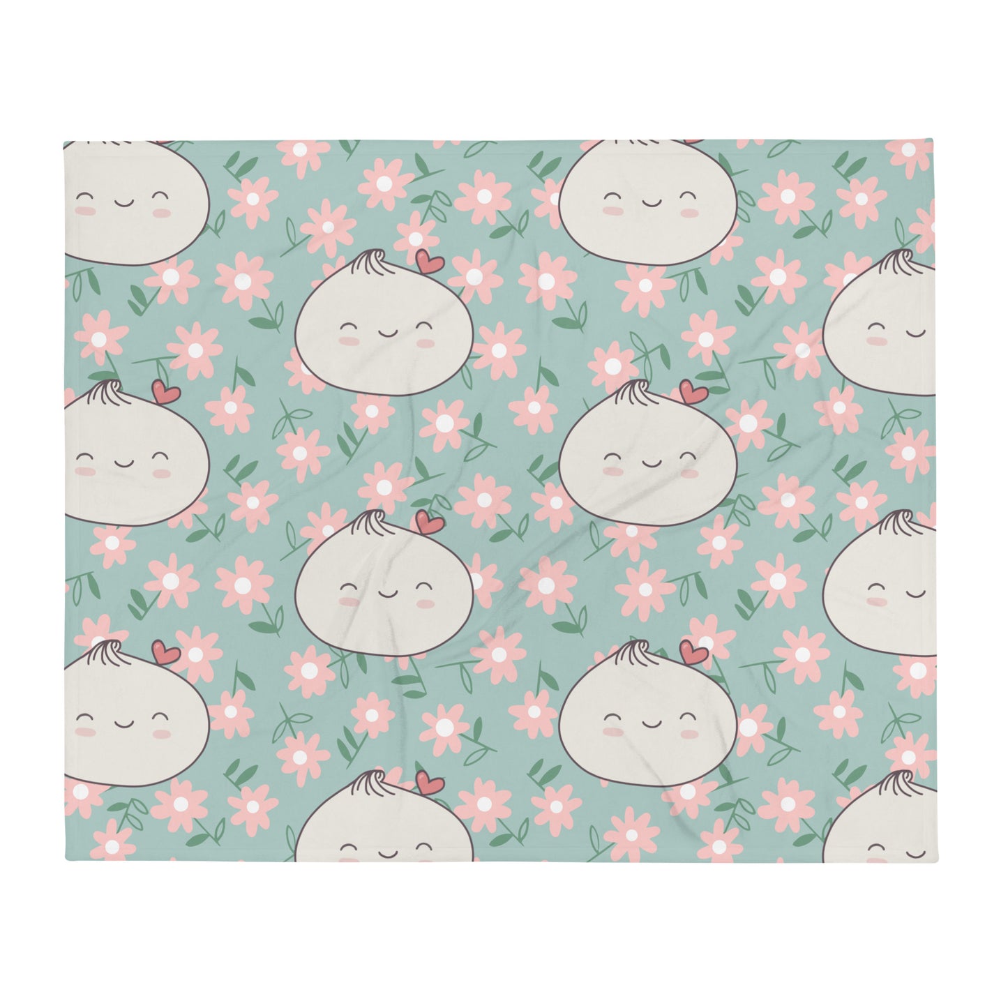 Flower Dumpling Throw Blanket
