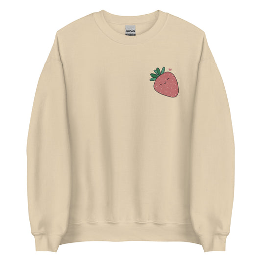 STRAWBERRY Embroidered Unisex Sweatshirt