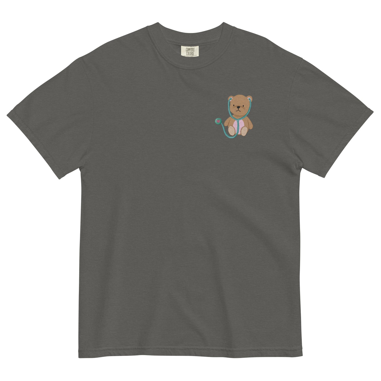 TEDDY BEAR Embroidered Unisex garment-dyed T shirt