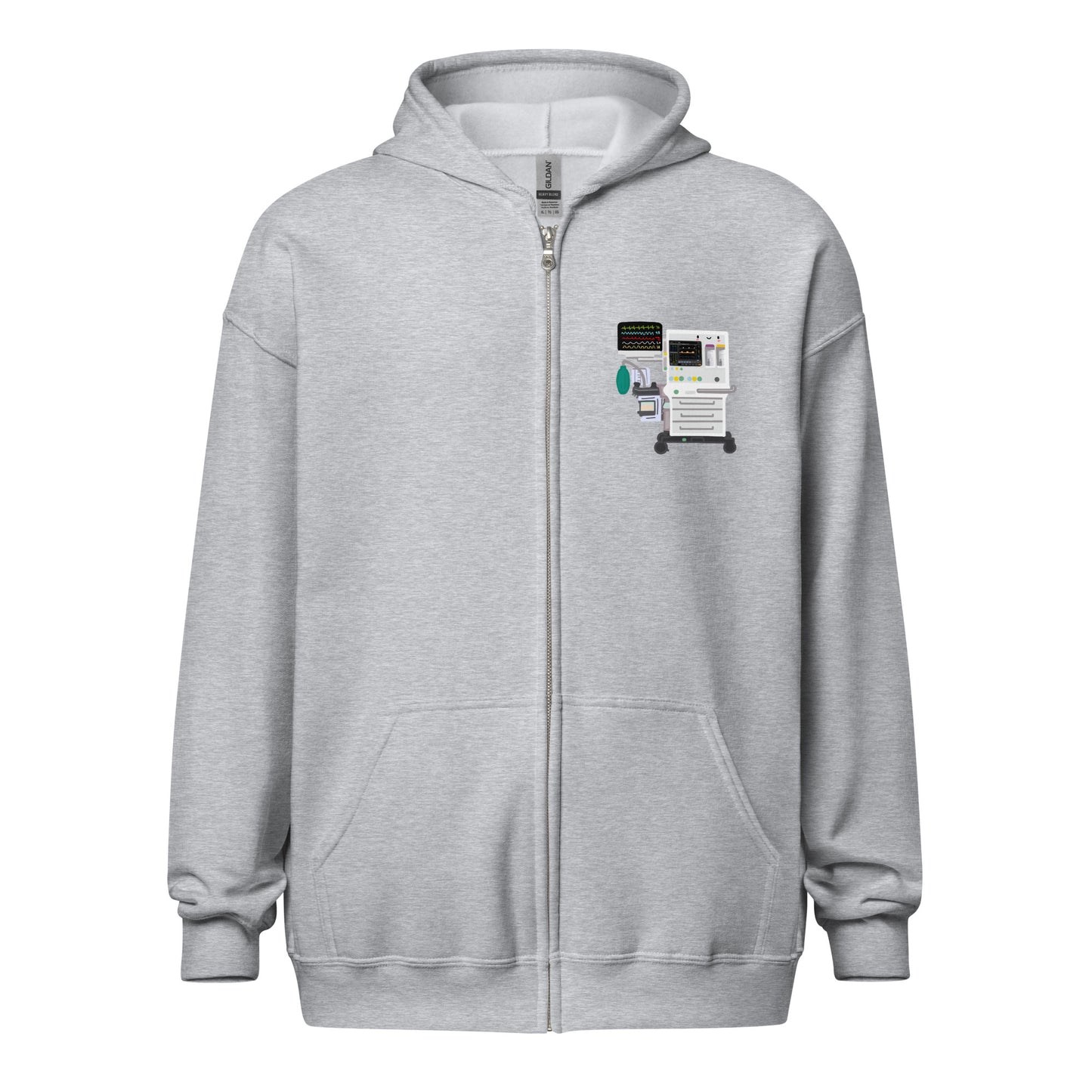 ANESTHESIA Unisex Zip hoodie