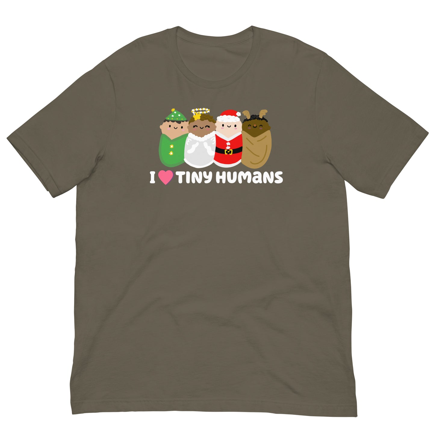 I LOVE TINY HUMANS Holiday Unisex T-shirt