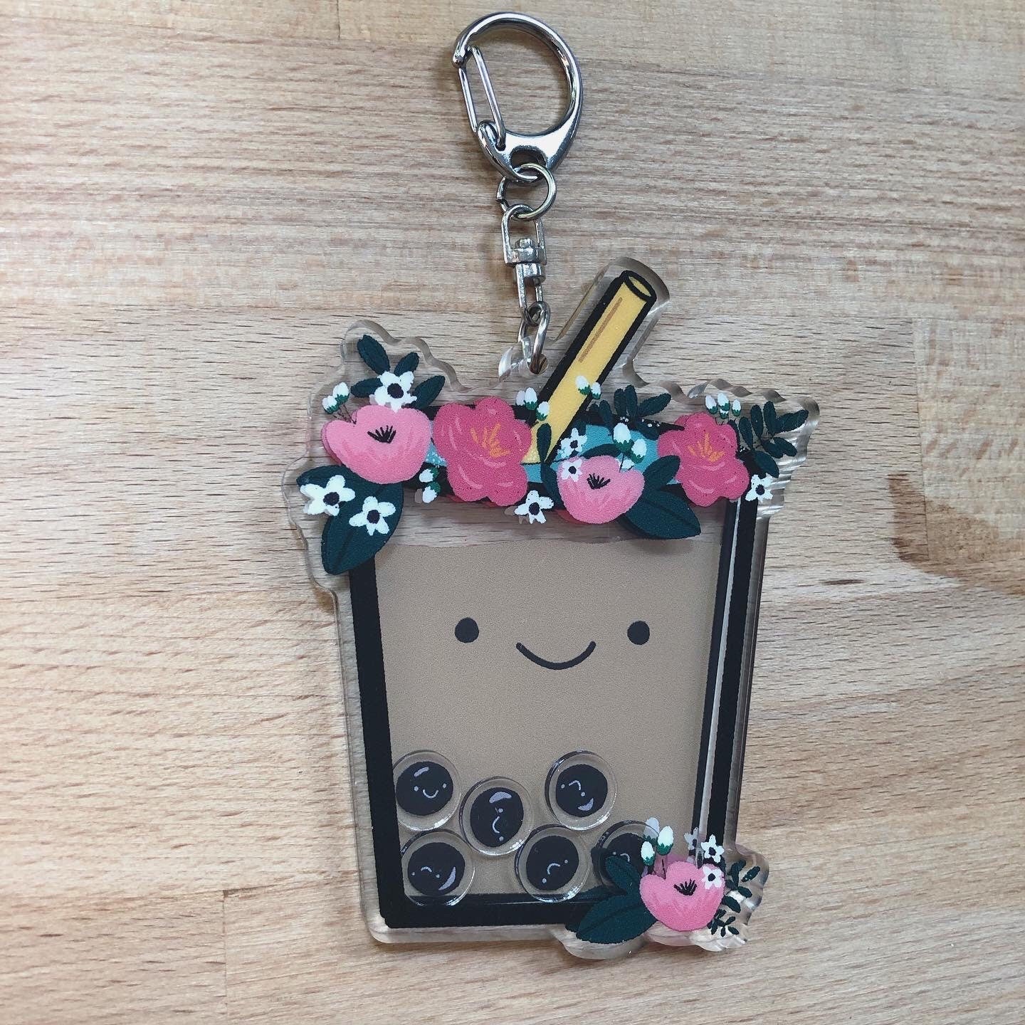 Boba Shaker Keychain