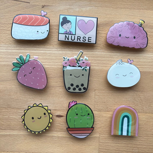 Phone grips! Nine designs