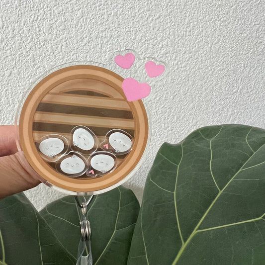 Shaker Badge Reel: Dumpling